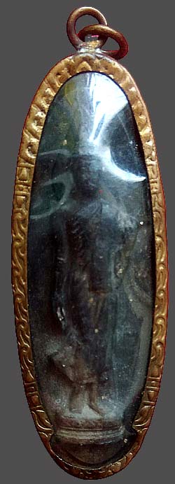 *พระฉลอง ๒๕ พุทธศตวรรษ ปี๒๕๐๐ เนื้อดำด่าง กรอบเดิม*