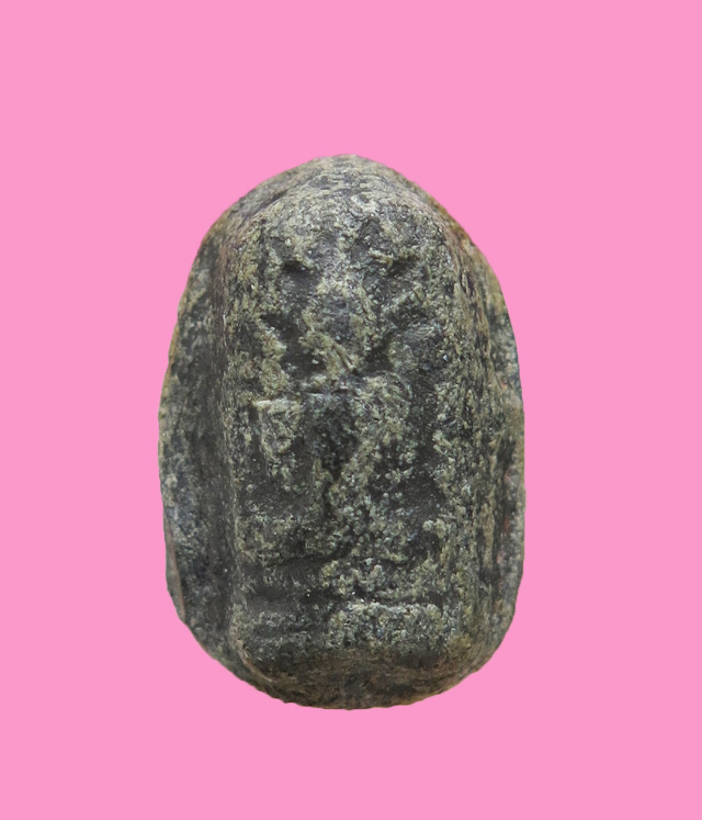 พระนาคปรกใบขาม เนื้อชินสนิมแดง