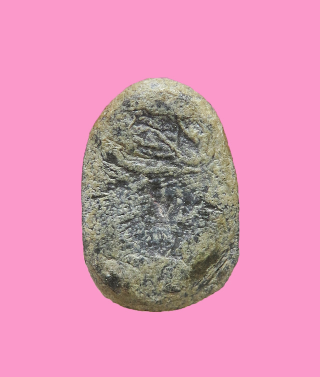 พระนาคปรกใบขาม เนื้อชินสนิมแดง