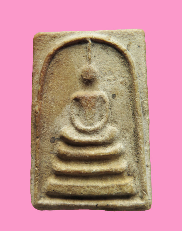 พระสมเด็จ หลวงพ่อมุ่ย วัดดอนไร่ หลังกดเหรียญปี 12 