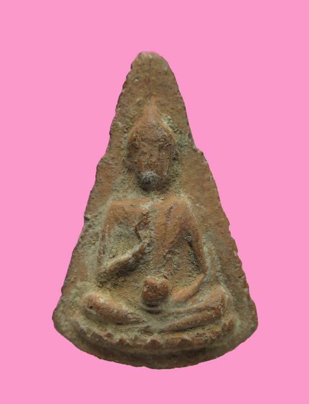 พระปางดีดน้ำมนต์ เนื้อดิน ปี 15