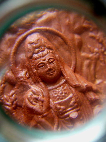 T8 เจ้าแม่กวนอิม มหาโพธิสัตว์ อาจารย์หม่อม หลวงปู่เกลี้ยง เลี่ยมพร้อมใช้#3