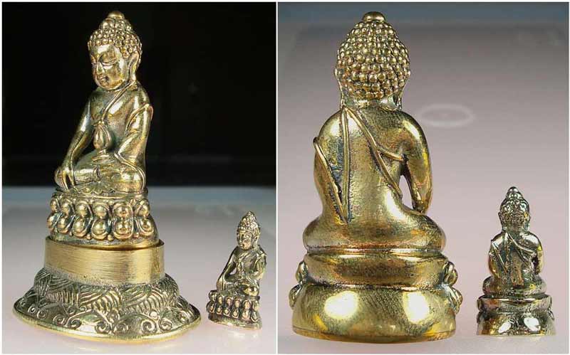 พระกริ่งบาเก็ง 12 ราศี หลวงพ่อบุญช่วย ขันติวโร วัดเทพประสิทธิ์ อ.ชัยบาดาล จ.ลพบุรี รุ่นเมตตาธรรม