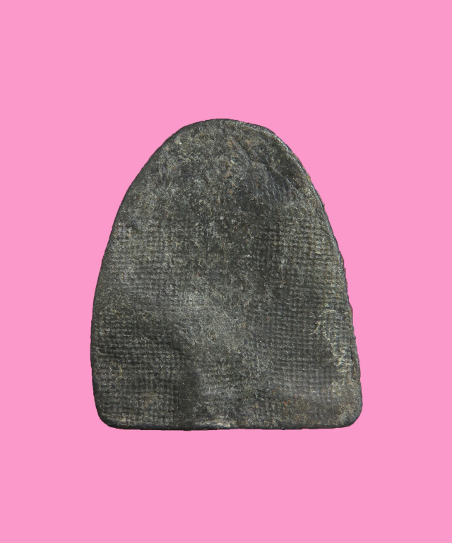 พระสังกัจจายน์ เนื้อชินตะกั่วสนิมแดง 