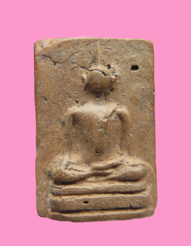 พระเนื้อดิน หลัง 3 อุ