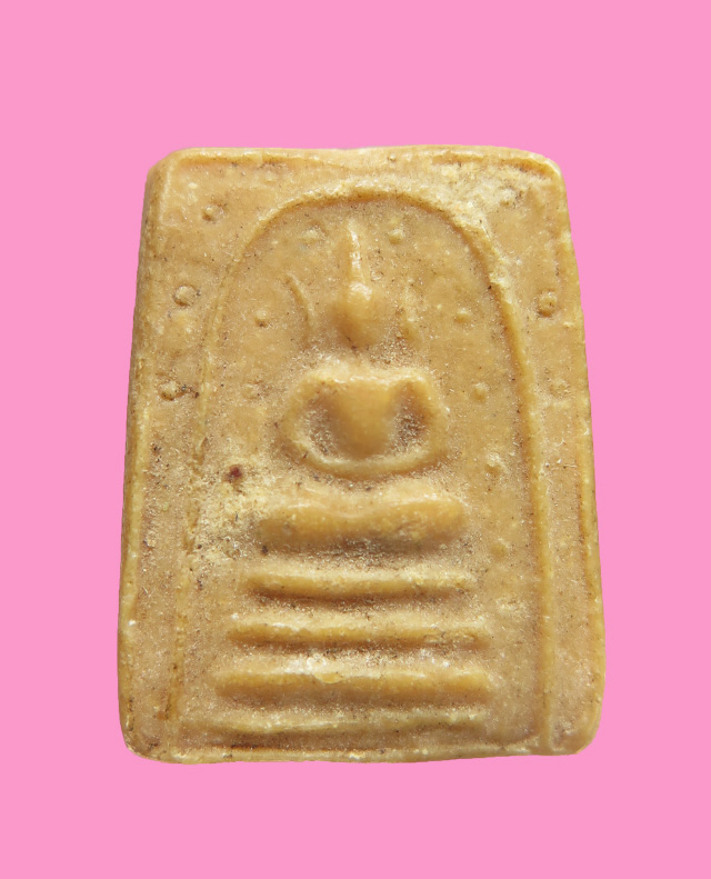 สมเด็จพิมพ์เล็ก เนื้อผงน้ำมันเข้ม