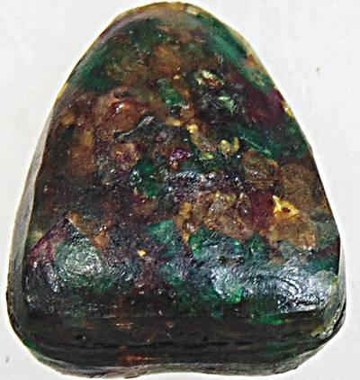 พระปิดตาหลวงพ่อแก้ว วัดเครือวัลย์ เนื้อพลอย รุ่น แก้วมณีเจ็ดสี ปี ๓๗