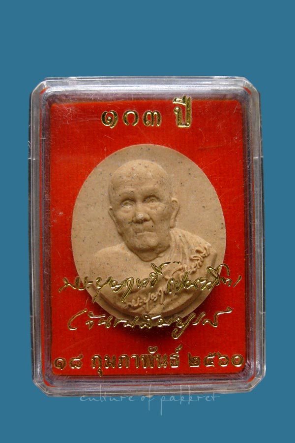 พระผงรูปเหมือน หลวงปู่บุญฤทธิ์ ปัณฑิโต 103 ปี (113)