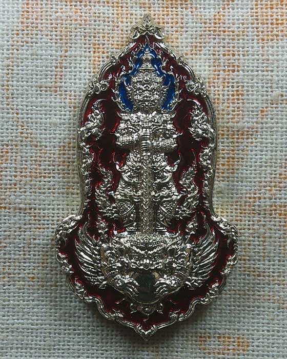 เหรียญท้าวเวสสุวรรณลาภ รุ่นยักษ์รวยทันใจ วัดพระธาตุจอมหงส์ จ.เชียงราย ปี๒๕๖๓