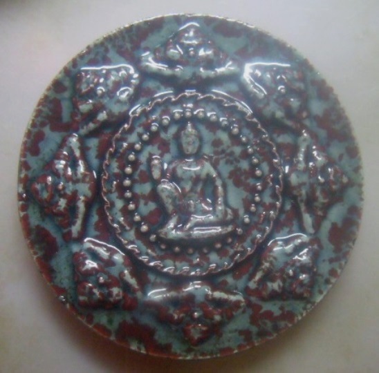 **เบาๆ**องค์จตุคามรามเทพ รุ่นนารายณ์แปลงรูป เนื้อเคลือบลายตุ๊กแก ปี ๒๕๕๐**สวยๆ พร้อมกล่องเดิม