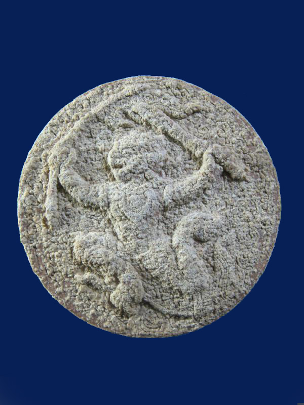 $ หนุมานมหาปราบหลังดาบปืน หลวงพ่อสุพจน์ วัดศรีทรงธรรม เนื้อเหลืองผสมว่านดอกไม้ทอง