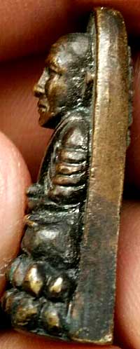 *หลวงปู่ทวด หล่อโบราณ  วัดดีหลวง สงขลา ปี๒๕๓๖ เนื้อทองเหลือง*