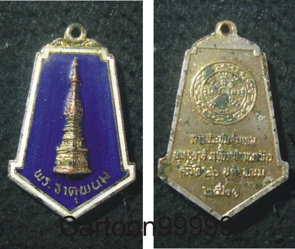 เหรียญกระไหล่ทองลงยาพระธาตุพนม นครพนมครับ ปี ๒๑ ครับ เดิมๆ ลงยาสวยๆ เปิดเบาๆ ครับ  