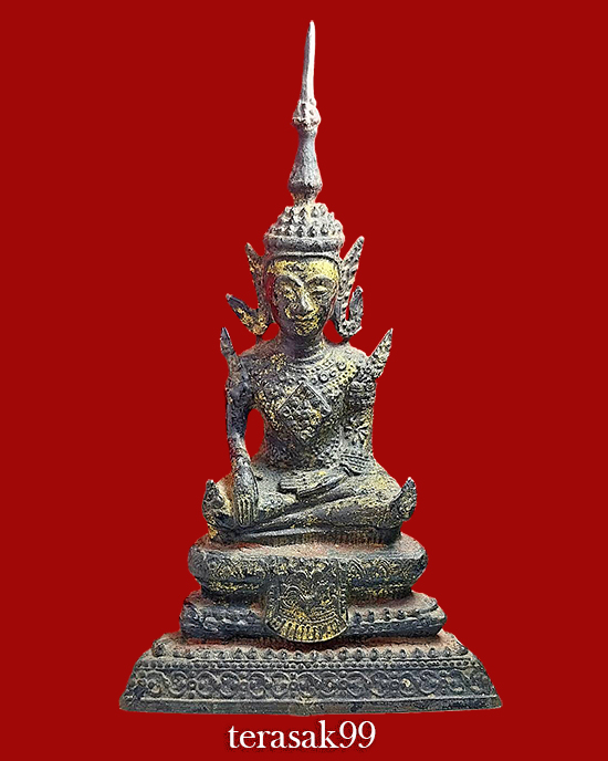 พระบูชารัตนฯ ปีระกา ขนาดหน้าตักประมาณ2.3นิ้ว สวยเดิมๆ