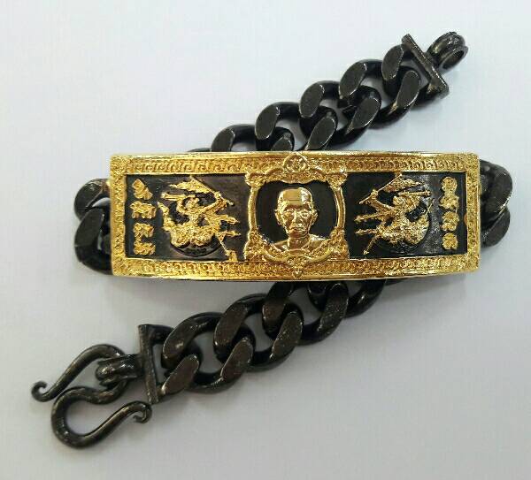 เลส 4 บาท หลวงปู่ปั่น กวิสุสโร วัดหนองกระทุ่ม เนื้อแบล็กโรเดียม เคาะเดียว