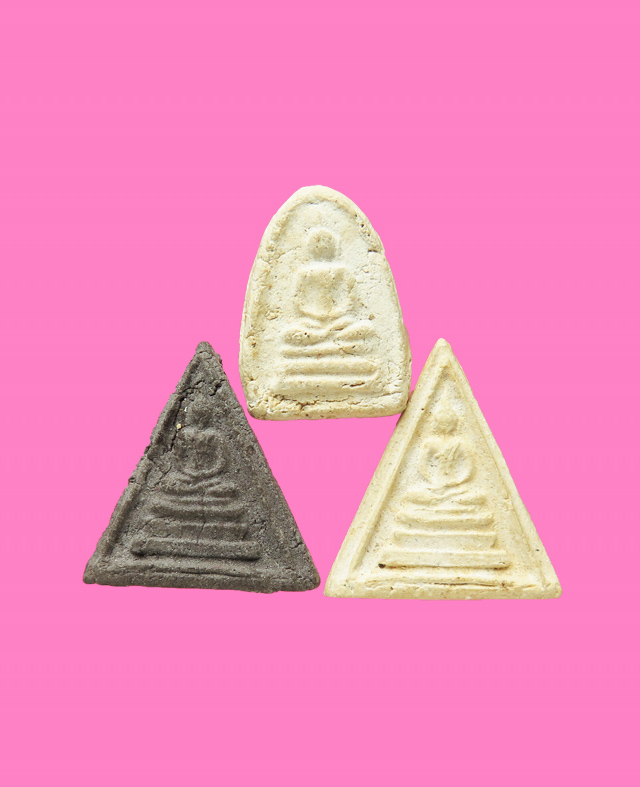 ชุดพระผง พิมพ์เล็ก  หลวงปู่นาค วัดระฆัง ปี 12 