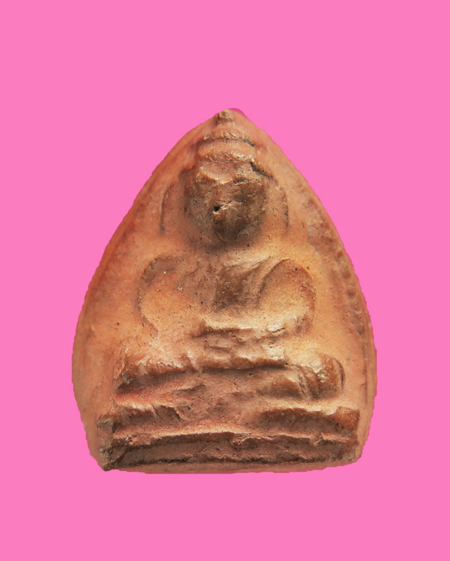 พระเนื้อดิน พิมพ์หลวงพ่อโต หลวงตาจวน วัดไก่เตี้ย สุพรรณฯ