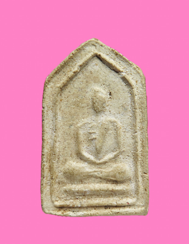 พระผงห้าเหลี่ยม พิมพ์เล็ก หลวงปู่เผือก วัดกิ่งแก้ว