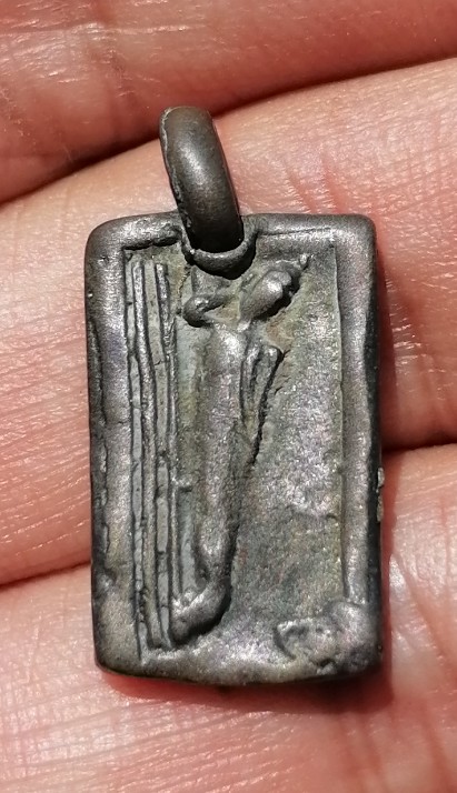 เหรียญหล่อโบราณ ปางไสยาสน์​ หลวงพ่อจง​ วัดหน้าต่างนอก​ ออกวัดห้วยสุวรรณ​ ปี​ 2494 เคาะเดียว     