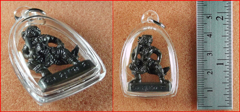 หนุมาน รุ่น 2 หลวงพ่อสิน วัดละหารใหญ่ จ.ระยอง เนื้อทองแดง ปี 2552 หมายเลข 778 พร้อมเลี่ยมสวย-1