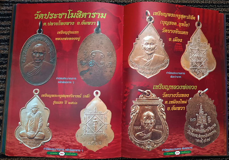 หนังสือพระยอดนิยม ลุ่มแม่น้ำแม่กลอง จัดทำโดย นิตยสารมรดกพระเครื่อง พิมพ์ครั้งที่ ๓ จัดพิมพ์ ๒๐๐๐ เล่