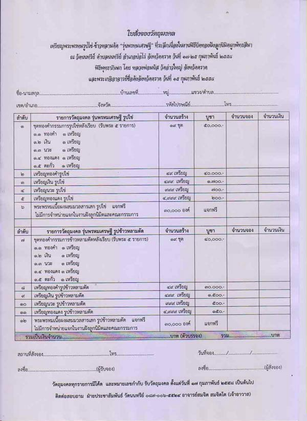 เหรียญพระพรหมรูปไข่เนื้อเงิน + รูปข้าวหลามตัดเนื้อเงิน หลวงปู่บัว ถามโก พ.ศ.2558  หมายเลข 449