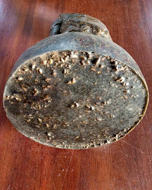 ฐาน7นิ้ว สูงประมาณ10.5นิ้ว พระบูชาหลวงปู่บุดดา ถาวโร วัดกลางชูศรีเจริญสุข สิงห์บุรี เนื้อข้าวสารหิน