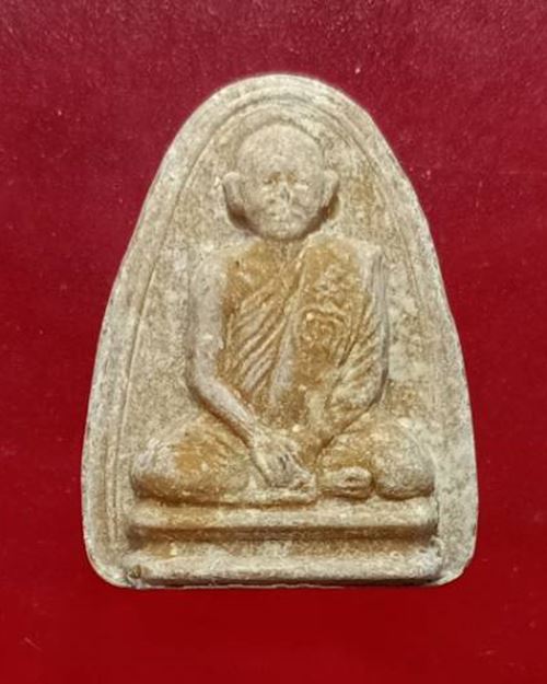 พระผงรูปเหมือน หลวงพ่อแพ วัดพิกุลทอง สิงห์บุรี ปี34 ฝังตะกรุด ชุด100องค์