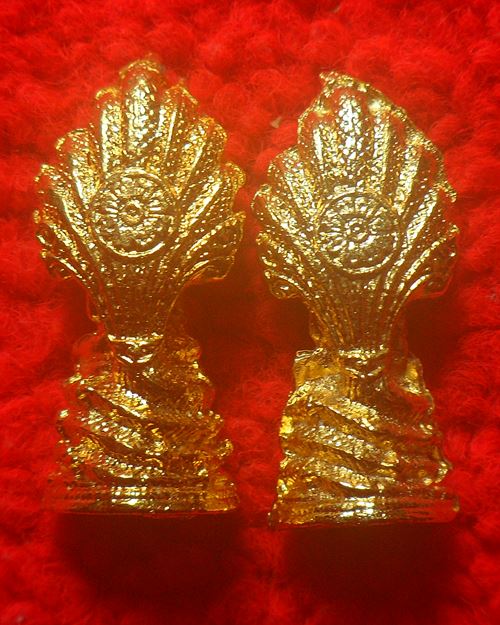 รูปหล่อพระปางนาคปรก ไม่รู้ที่ 2องค์