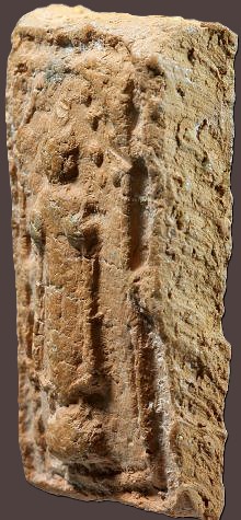 *พิมพ์ยืนปรกโพธิ์ เนื้อดิน กรุวัดห้วยเขน หลวงพ่อเงิน วัดบางคลาน พิจิตร*