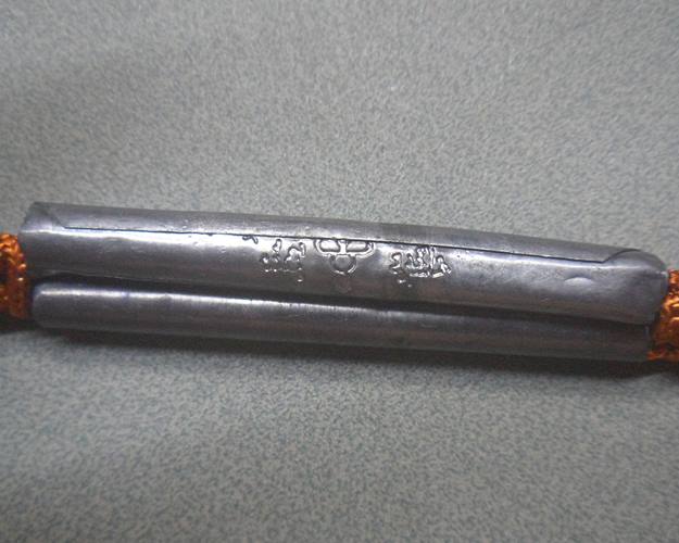 ตะกรุด 9 ดอก ไม่รู้ที่ ตามรูปได้มาพร้อมกับตะกรุดยันต์หอมเชียงถุงเดิมจากวัด