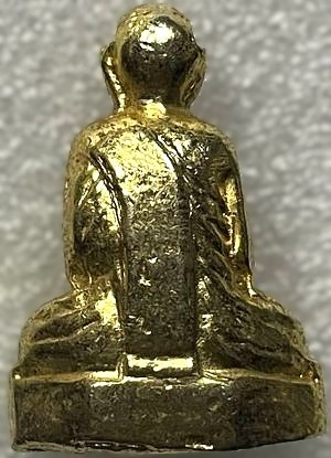 *รูปเหมือนปั๊มหลวงพ่อแพ วัดพิกุลทอง สิงห์บุรี รุ่น๒ ปี๒๕๑๙ สังฆาฏิมียันต์ กะไหล่ทอง*