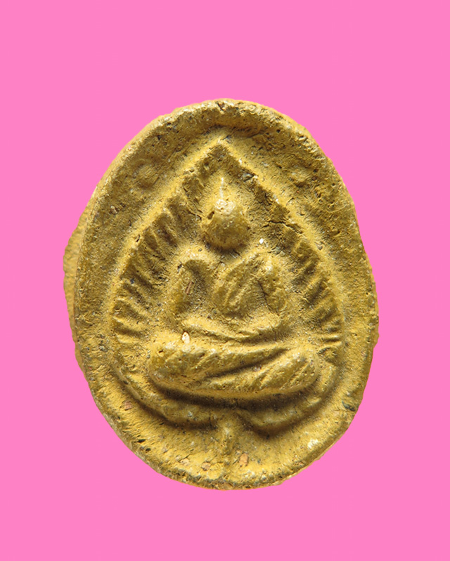 พระผง กลีบบัว หลังมีจุด