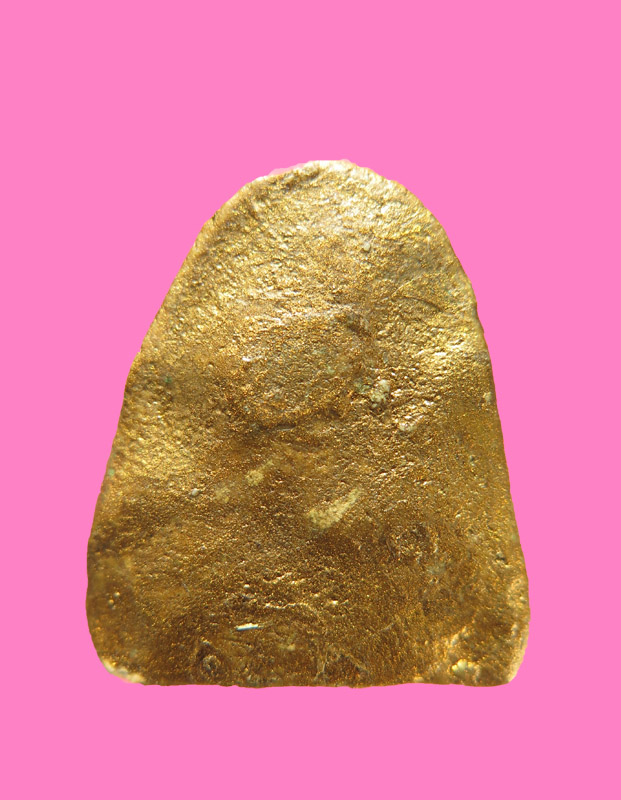 พระปิดตา เนื้อผง ลงทองบอลน์