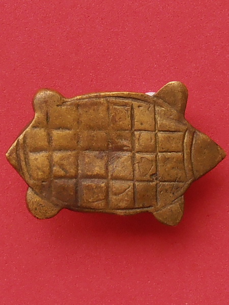 เต่าหล่อโบราณ เนื้อทองผสม(ไม่ทราบที่)