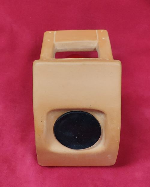 (ปิด99-).กระปุกออมสิน กระเบื้องดินเผา 10.5x813.5ซ.ม.