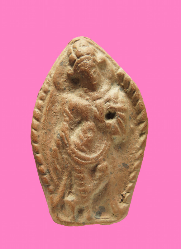 พระลีลาเนื้อดิน เหมือนจะเคยลงกรุ