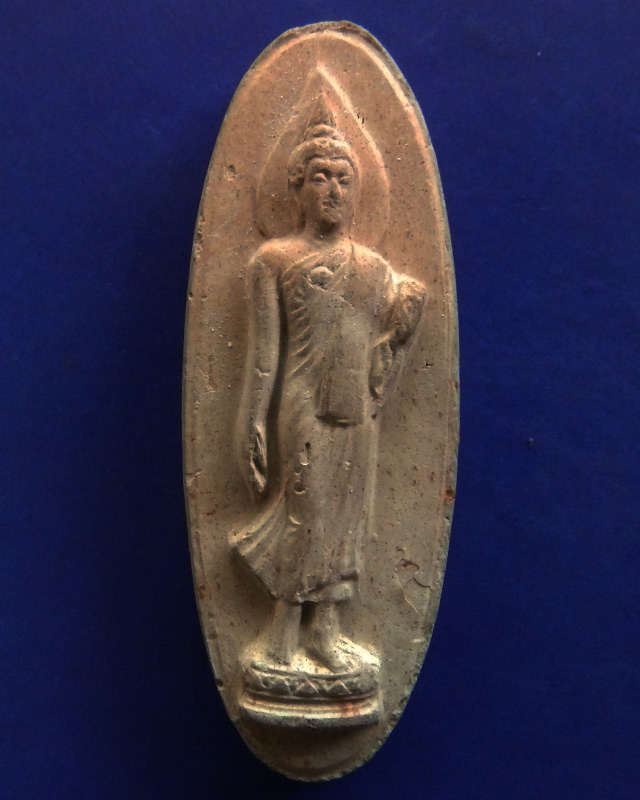 พระ 25 พุทธศตวรรษ เนื้อดิน บล็อควงแหวน พระสวย นิยมหายาก ทูโทน