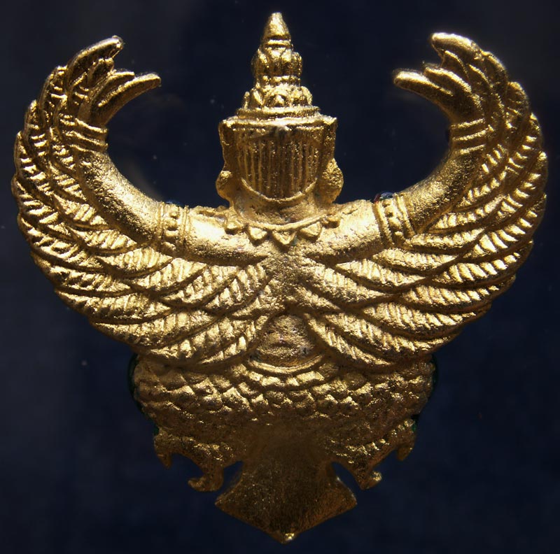 สวยดั่งทอง...พญาครุฑ พิธียกครุฑพ่าห์ ศาลจ.เบตง พ.ศ. 2555 เนื้อทองเหลืองกะไหล่ทองลงยา (20)