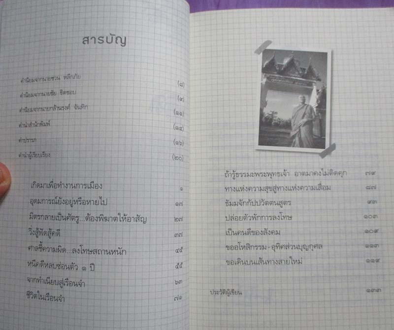หนังสือ ถ้ารู้ธรรมะพระพุทธเจ้าอาตมาคงไม่ติดคุก
