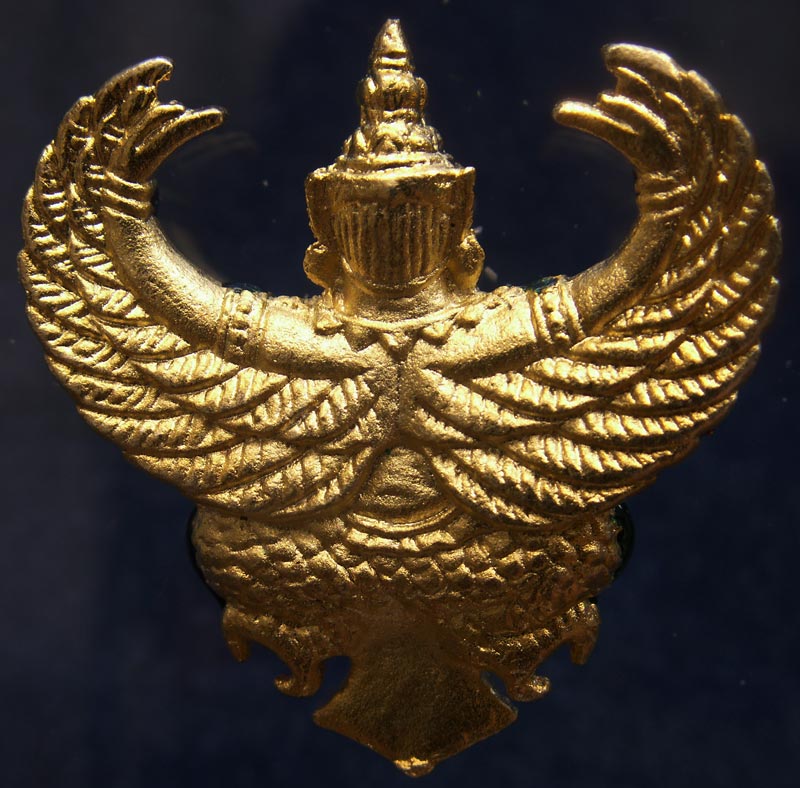 สวยดั่งทอง...พญาครุฑ พิธียกครุฑพ่าห์ ศาลจ.เบตง พ.ศ. 2555 เนื้อทองเหลืองกะไหล่ทองลงยา (6)