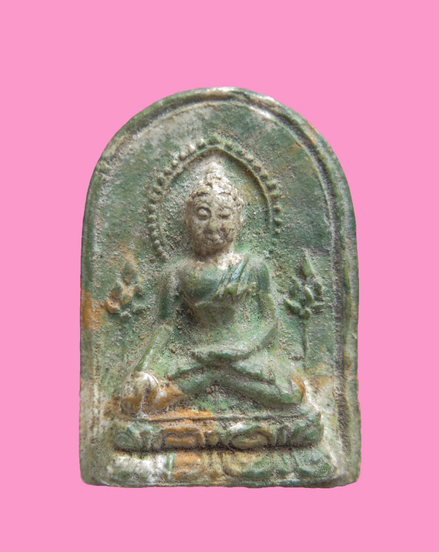 พระเชียงแสน ข้างดอกบัว หลวงพ่อสำลี วัดห้วยยาง ชลบุรี