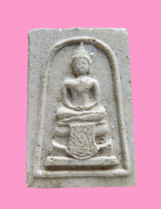 สมเด็จฐานผ้าทิพย์(มีเกสา) ตะกรุด 3 ดอก หลวงพ่อลมูล วัดเสด็จ ปทุมธานี ปี15