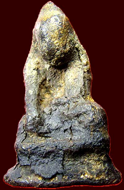 *พระบัวเข็ม ขนาดห้อยคอ เนื้อว่าน จุ่มรัก ปิดทอง*