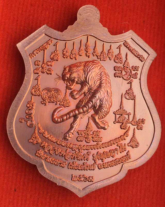 หลวงพ่อพัฒน์ ปุญฺญกาโม วัดห้วยด้วน จ.นครสวรรค์ รุ่น  พยัคฆ์เจ้าพระยา