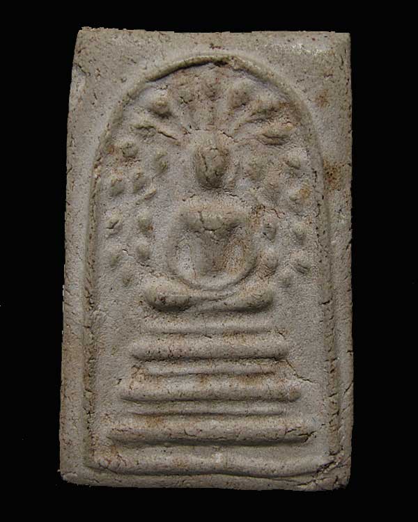 พระสมเด็จ หลวงปู่นาค วัดระฆังฯ พิมพ์ปรกโพธิ์ฐานแซมใหญ่ ปี 2495 