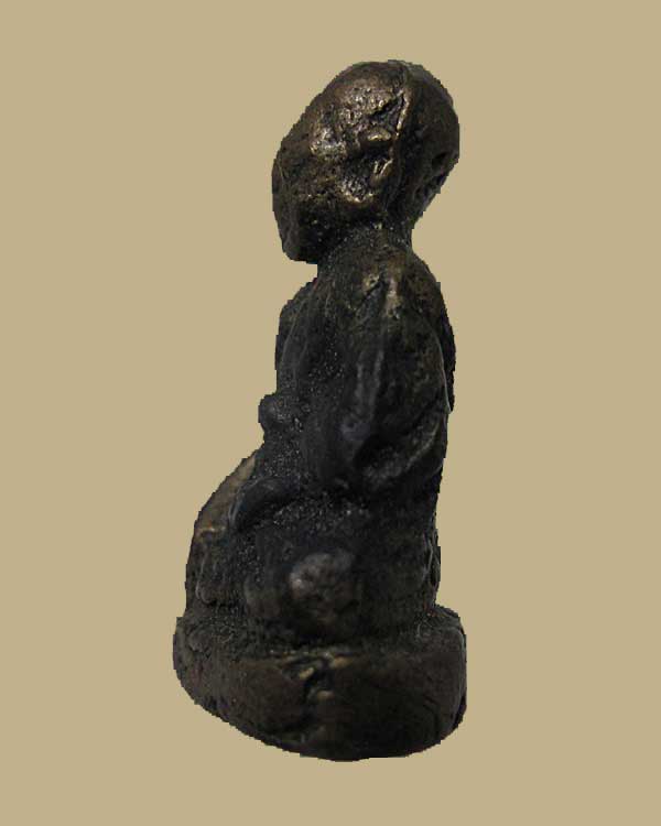 พระหล่อรูปเหมือน พิมพ์มารวิชัย ออกวัดคอกหมู หลวงพ่อจง วัดหน้าต่างนอก จ.อยุธยา