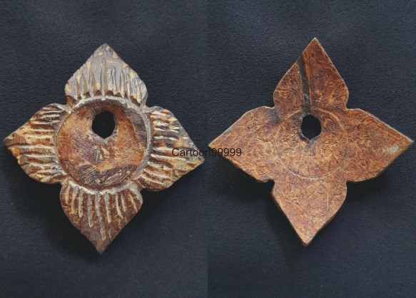 กะลาตาเดียว จารมือ หน้า-หลังครับ สวยๆ ครับผม