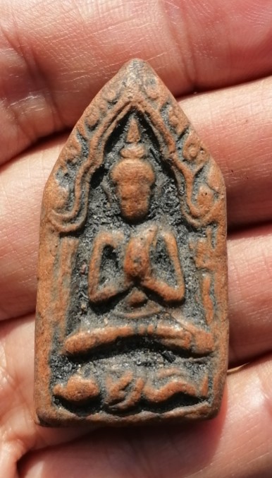 ขุนแผนปลุกกุมาร​ เนื้อดิน​ หลวงพ่อกวย​ วัดโฆษิตาราม​ ยุคต้น เคาะเดียว     