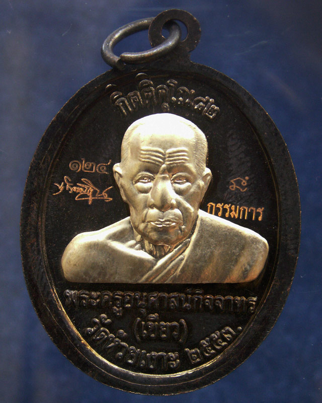 กรรมการ !!! เลข 124...เหรียญหลวงปู่ทวด หลังพ่อท่านเขียว วัดห้วยเงาะ รุ่นกิตติคุโณ 82 เนื้อทองแดงรมดำ
